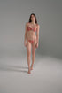 Guava Bottom / Red Arabesque - Orange Stripes